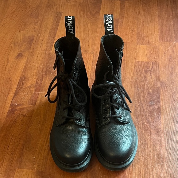 Dr. Martens Shoes - Dr. Martens Black on black Combat Boots